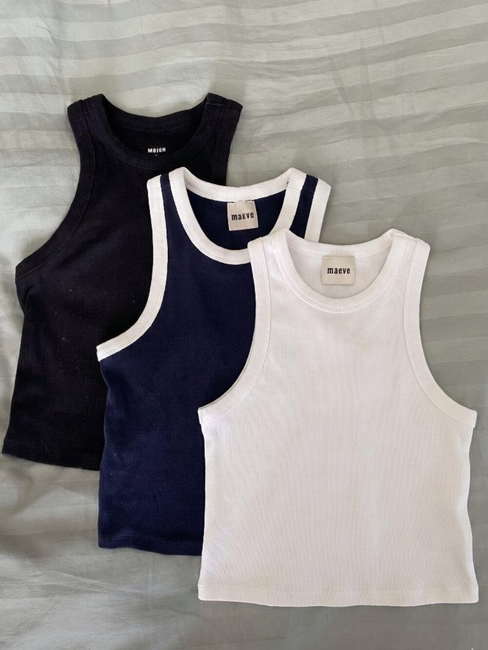 Maeve Cropped Tank Tops (3)